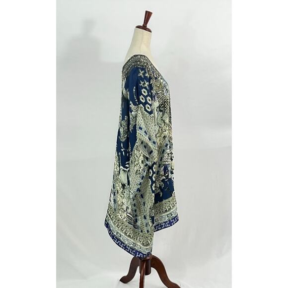 CAMILLA OS S M L A Little Past Twilight Short Round Neck Caftan NWT - Picture 3 of 14